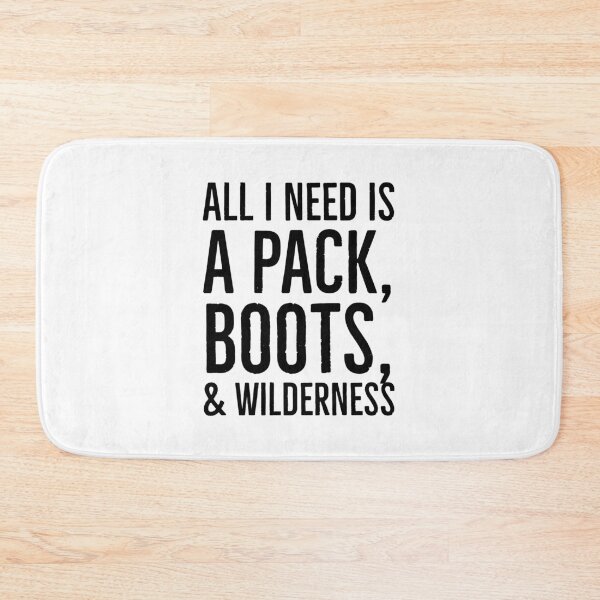 Item preview, Pack Boots and Wilderness designed and sold by HalpinDesign.