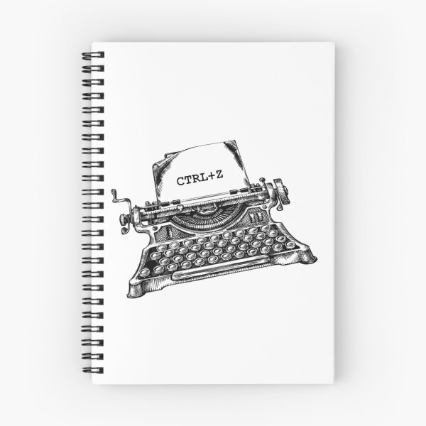 Item preview, CTRL + Z Nerdy Computer Tech Vintage Typewriter designed and sold by ittybittyowl.