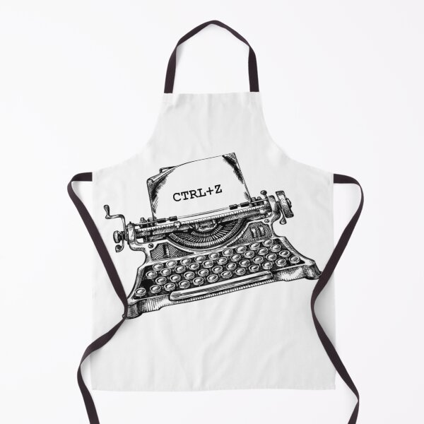 Item preview, CTRL + Z Nerdy Computer Tech Vintage Typewriter designed and sold by ittybittyowl.