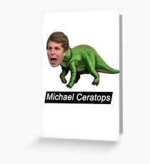 Michael Ceratops Greeting Card