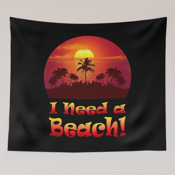 Item preview, 'I Need a Beach'... Sunset Island designed and sold by Michael Pilinski.