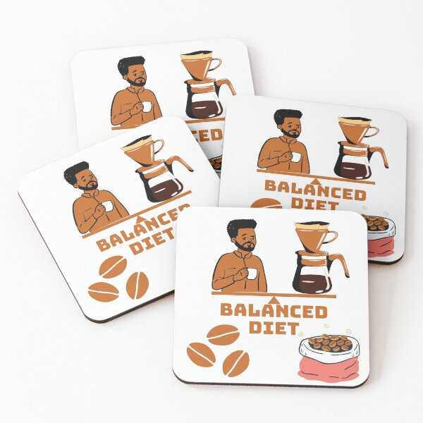 Item preview, Coffee is a Balanced Diet For Everyone T-Shirt designed and sold by passiveink.