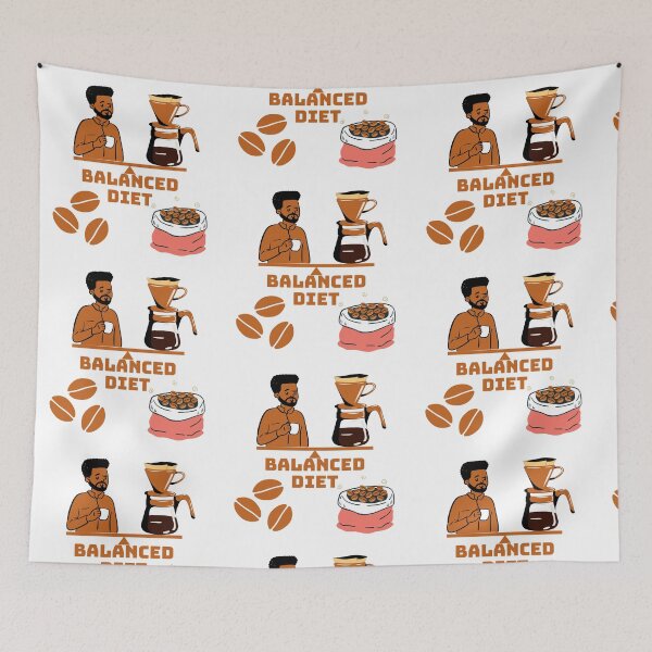 Item preview, Coffee is a Balanced Diet For Everyone T-Shirt designed and sold by passiveink.