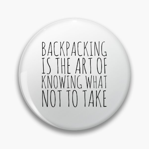 Item preview, The Art of Backpacking designed and sold by HalpinDesign.