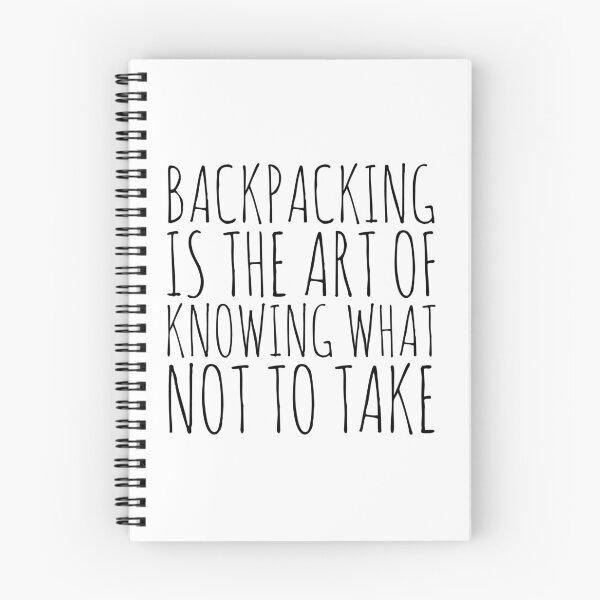 Item preview, The Art of Backpacking designed and sold by HalpinDesign.