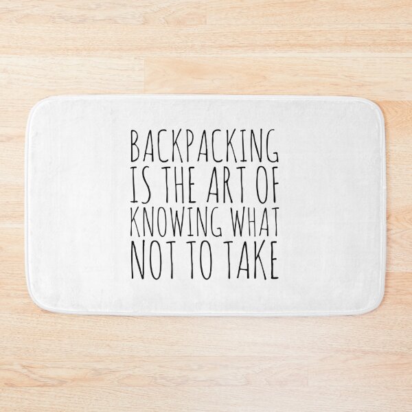 Item preview, The Art of Backpacking designed and sold by HalpinDesign.