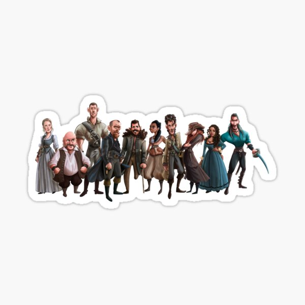 Black Sails Crew Sticker
