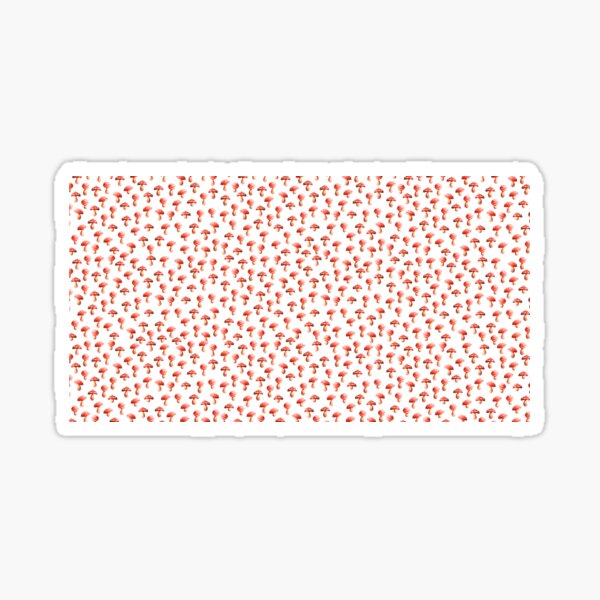 Fly Agaric (Amanita muscaria) Pattern Sticker