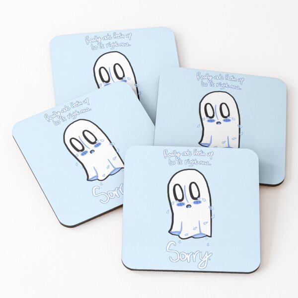 Item preview, Napstablook “Really not feelin up to it right now... Sorry.” designed and sold by Velvet-Vincent.