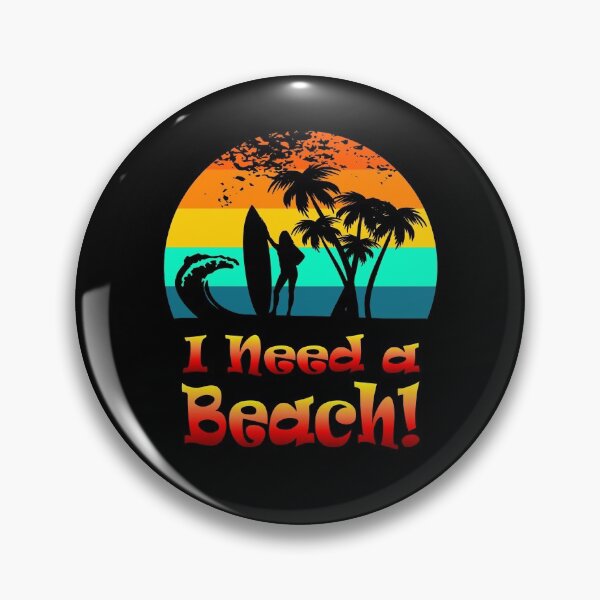 Item preview, 'I Need a Beach'... Stranded Surfer Girl designed and sold by Michael Pilinski.