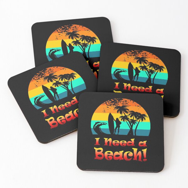 Item preview, 'I Need a Beach'... Stranded Surfer Girl designed and sold by Michael Pilinski.