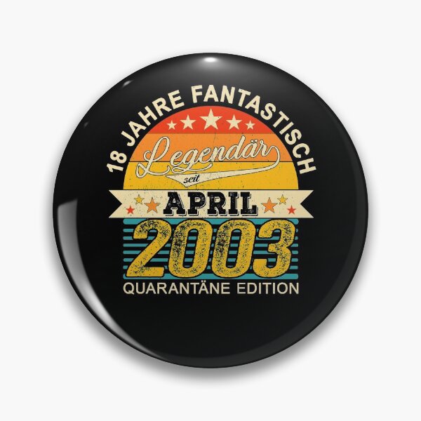 Item preview, 18th Birthday 18 Years Born In 2003 April designed and sold by Renergie.