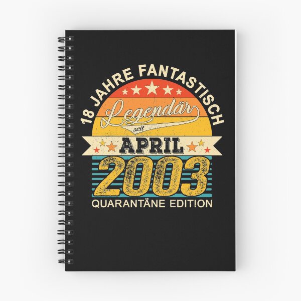 Item preview, 18th Birthday 18 Years Born In 2003 April designed and sold by Renergie.