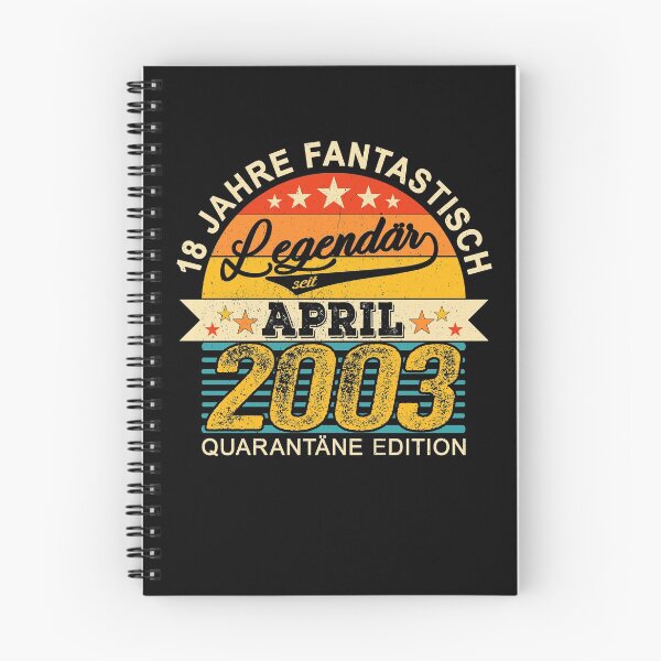 Item preview, 18th Birthday 18 Years Born In 2003 April designed and sold by Renergie.