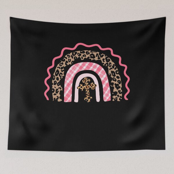 Item preview, He Is Risen Leopard Rainbow Christian Jesus Cool Easter Day designed and sold by Dressed For  Duty.