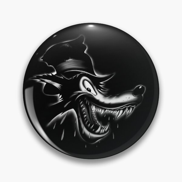 Item preview, Classic Badass Vintage Wolf Cartoon Character designed and sold by Chilly Lizard.