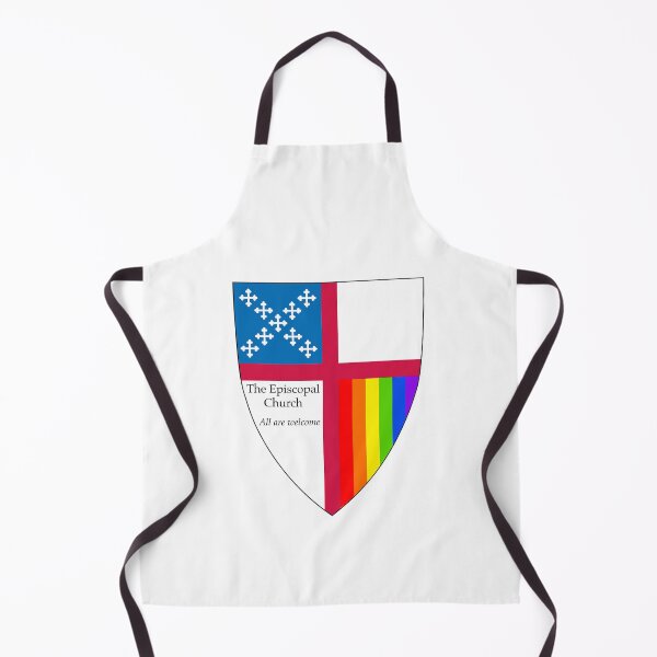 Item preview, The Episcopal Church Shield Rainbow Pride All Are Welcome designed and sold by litmusician.