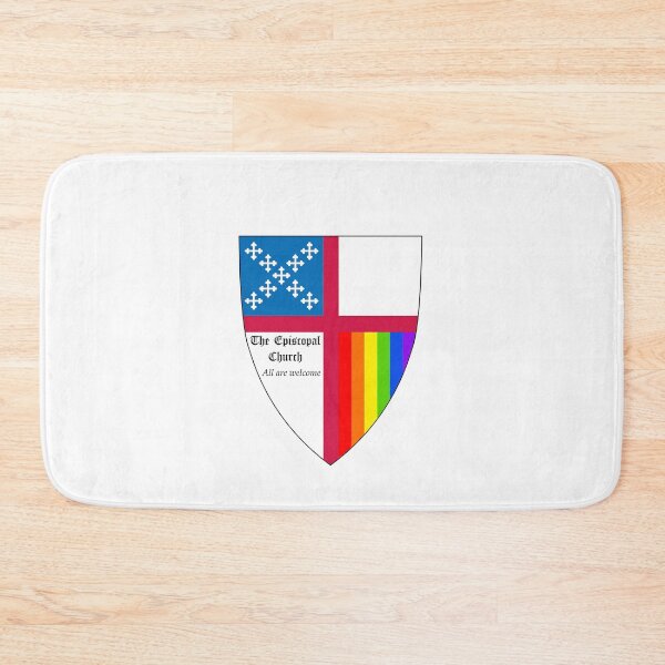 Item preview, The Episcopal Church Shield Rainbow Pride All Are Welcome 2 designed and sold by litmusician.