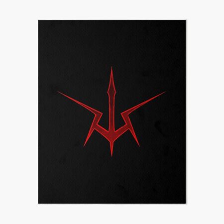 Order Of The Black Knights Symbol Code Geass Art Board Print By Alexalexk Redbubble