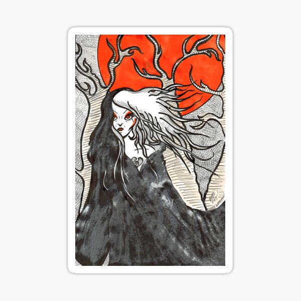 Witch In The Woods Sticker