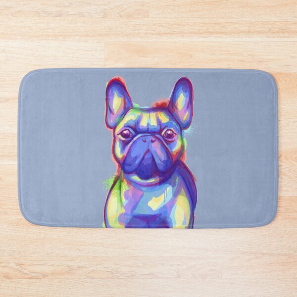 Aperçu de l'œuvre Frenchie bouledogue français aquarelle créée et vendue par ForFunDesigns.