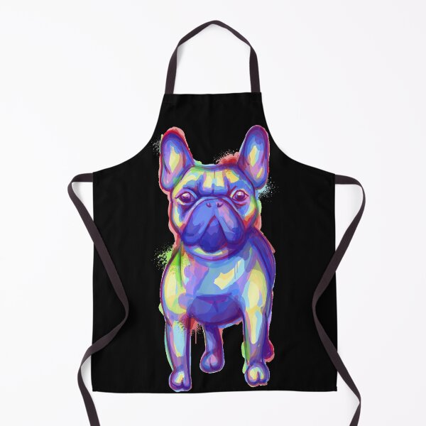 Aperçu de l'œuvre Frenchie bouledogue français aquarelle créée et vendue par ForFunDesigns.