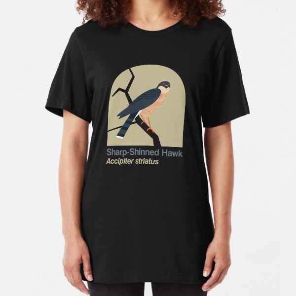 Sharp-shinned Hawk Slim Fit T-Shirt