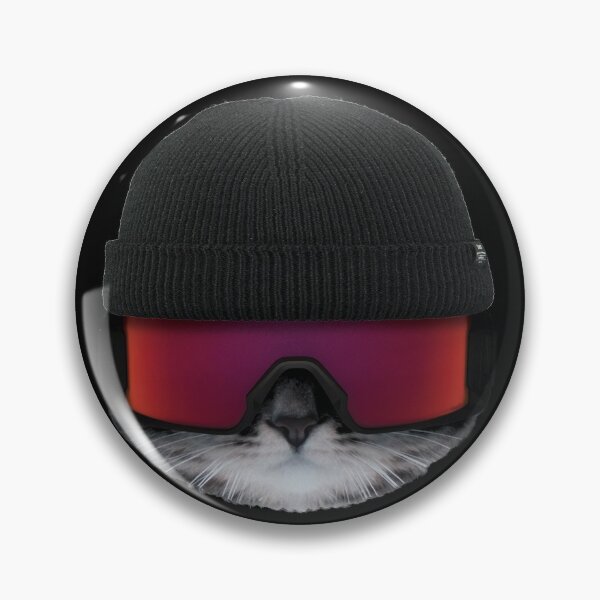 Item preview, Snow Cat - Cat Wearing Goggles - Cool Cats designed and sold by sketchworks.