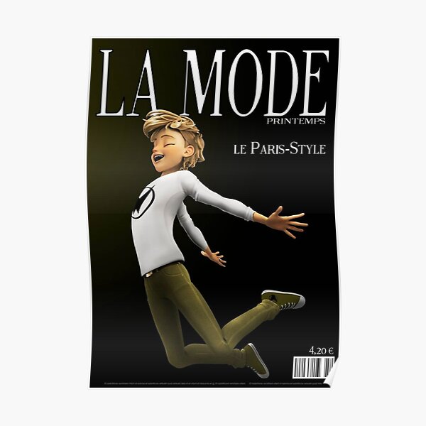 Magazine Andrien La Mode Poster