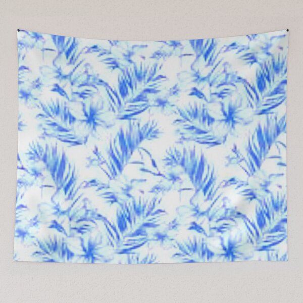 Item preview, DIGITAL TRENDS STUNNING BLUE PLUMERA FLORA designed and sold by THE AMERICAN TEEVANGELIST.