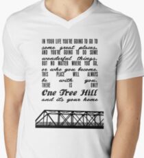 THERE IS ONLY ONE TREE HILL Men's V-Neck T-Shirt