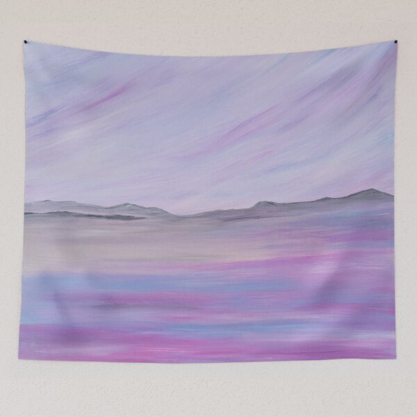 Item preview, A Romantic Purple Misty Oceanic Art Work designed and sold by Ilana Khoshsima.