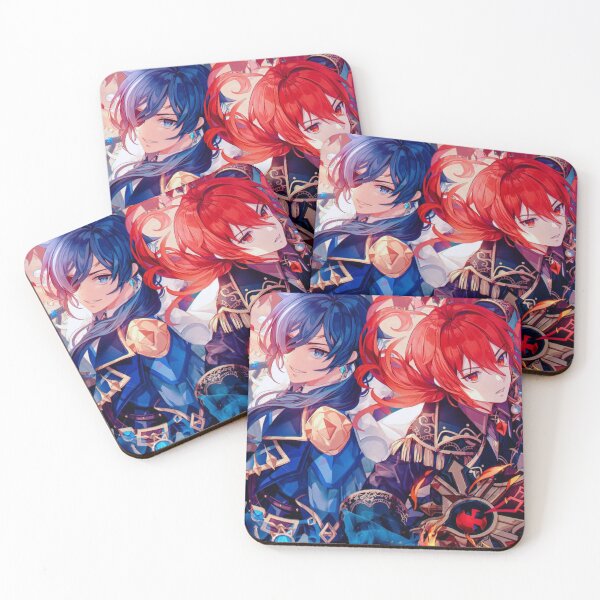 Item preview, Diluc & Kaeya - Fire & Ice | Genshin Impact  designed and sold by Reigill.
