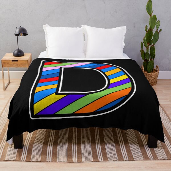 Item preview, Letter D (striped) designed and sold by artfulnotebook.