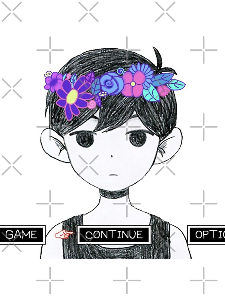"OMORI Crown Flowers" iPhone Case & Cover by limaBop Redbubble