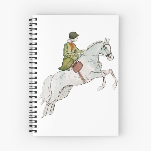 Item preview, Flying Sidesaddle Watercolour Illustration  designed and sold by Lavender Woodman.