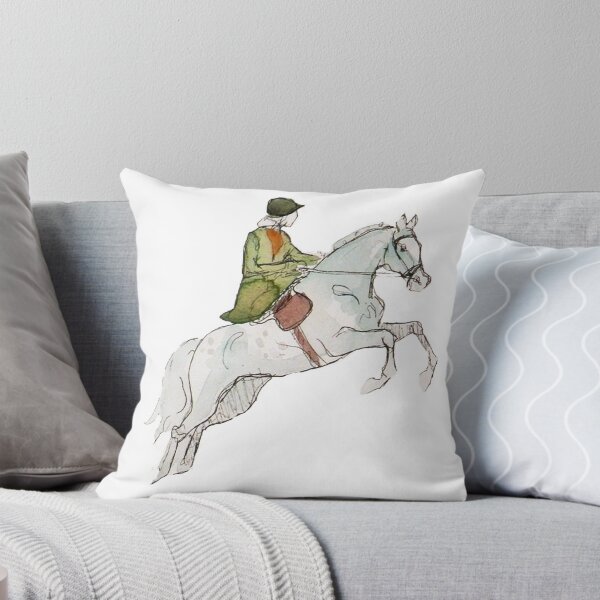 Item preview, Flying Sidesaddle Watercolour Illustration  designed and sold by Lavender Woodman.