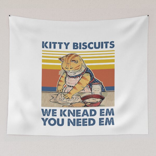 Item preview, Kitty Biscuits We Knead Em You Need Em Vintage Shirt designed and sold by Skechers7654.