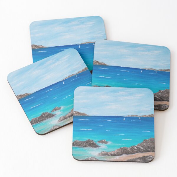 Item preview, A Relaxing Summer Beach Day Art Work designed and sold by Ilana Khoshsima.