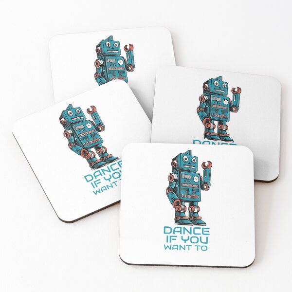 Item preview, Dance if You Want to | Blue Robot Character designed and sold by modernzen.