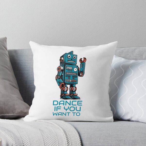 Item preview, Dance if You Want to | Blue Robot Character designed and sold by modernzen.