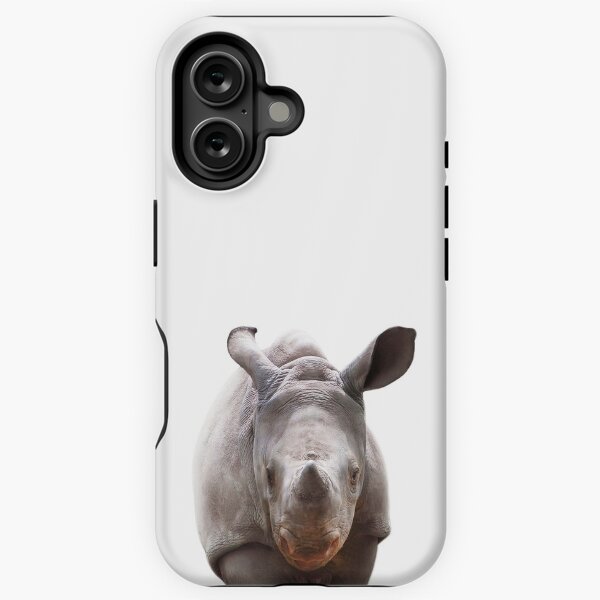 Item preview, Baby Rhino Art Print by Zouzounio Art designed and sold by zouzounioart.