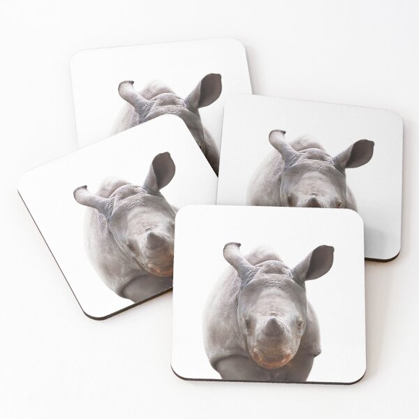 Item preview, Baby Rhino Art Print by Zouzounio Art designed and sold by zouzounioart.