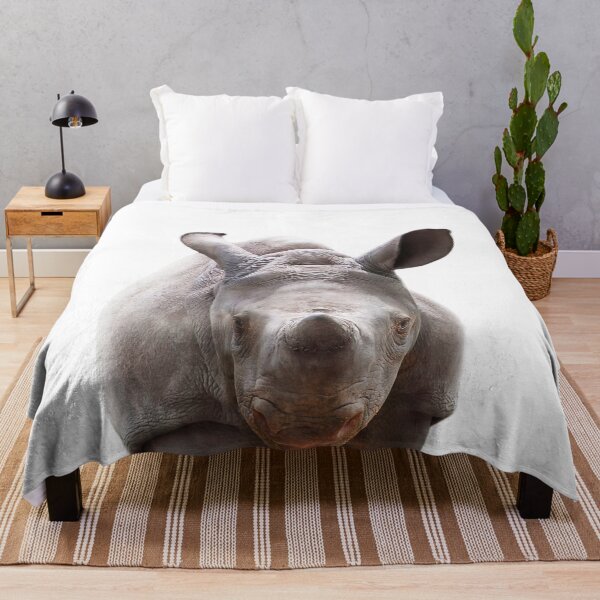 Item preview, Baby Rhino Art Print by Zouzounio Art designed and sold by zouzounioart.