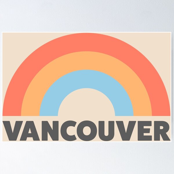 Item preview, Vancouver Retro Rainbow designed and sold by modeoftravel.