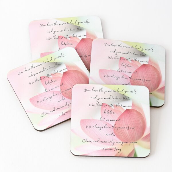 Item preview, Heal Yourself, Louise Hay Quote designed and sold by MamaSweetea.