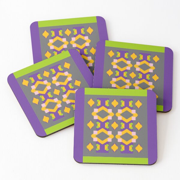 Item preview, Abstract Yellow and Gray Pattern with Diamonds designed and sold by Sendreka.
