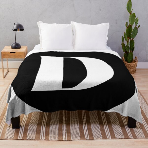 Item preview, D (Letter Initial Monogram) designed and sold by Texterns.