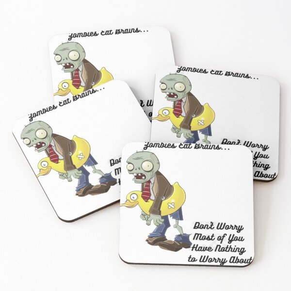 Item preview, Zombies Eat Brains Funny MeMe Joke Design Pattern designed and sold by TheHappyK.