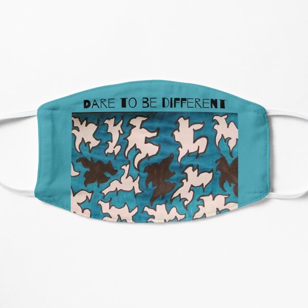 Dare to Be Different Flat Mask